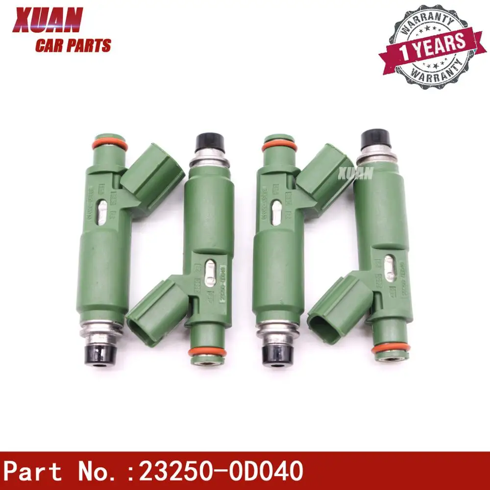 XUAN 4 шт./лот высокое качество Топливная форсунка 23250-0D040 для Toyota Celica Corolla Matrix MR2 Pontiac Vibe Chevrolet Prizm