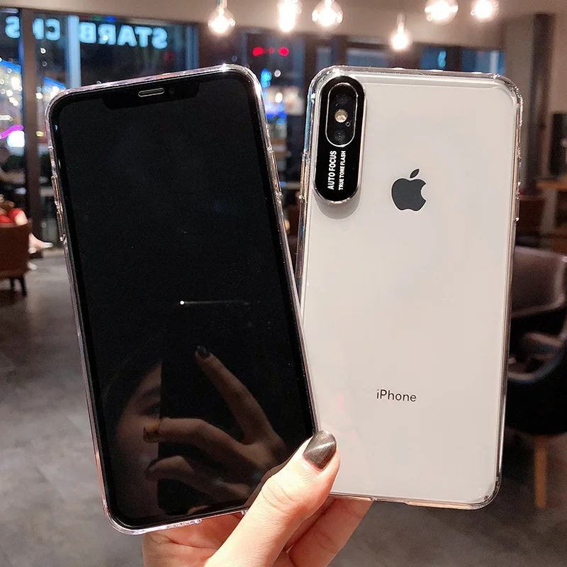 Тонкий чехол для Apple iPhone 12 7 8 6 6s Plus 11 Pro X XS XR SE Max металлическая защита камеры