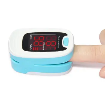 

CMS50M Finger Fingertip Blood Oxygen Meter SPO2 LED Pulse Heart Rate Monitor,Pouch