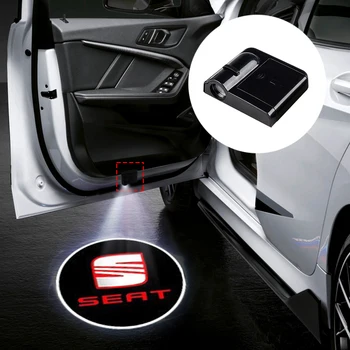 

2PCS Car Door Light Welcome Laser Projector Ghost Shadow Light For SEAT Altea Ateca Exeo Toledo IBE IBL IBX 20V20 Car Styling