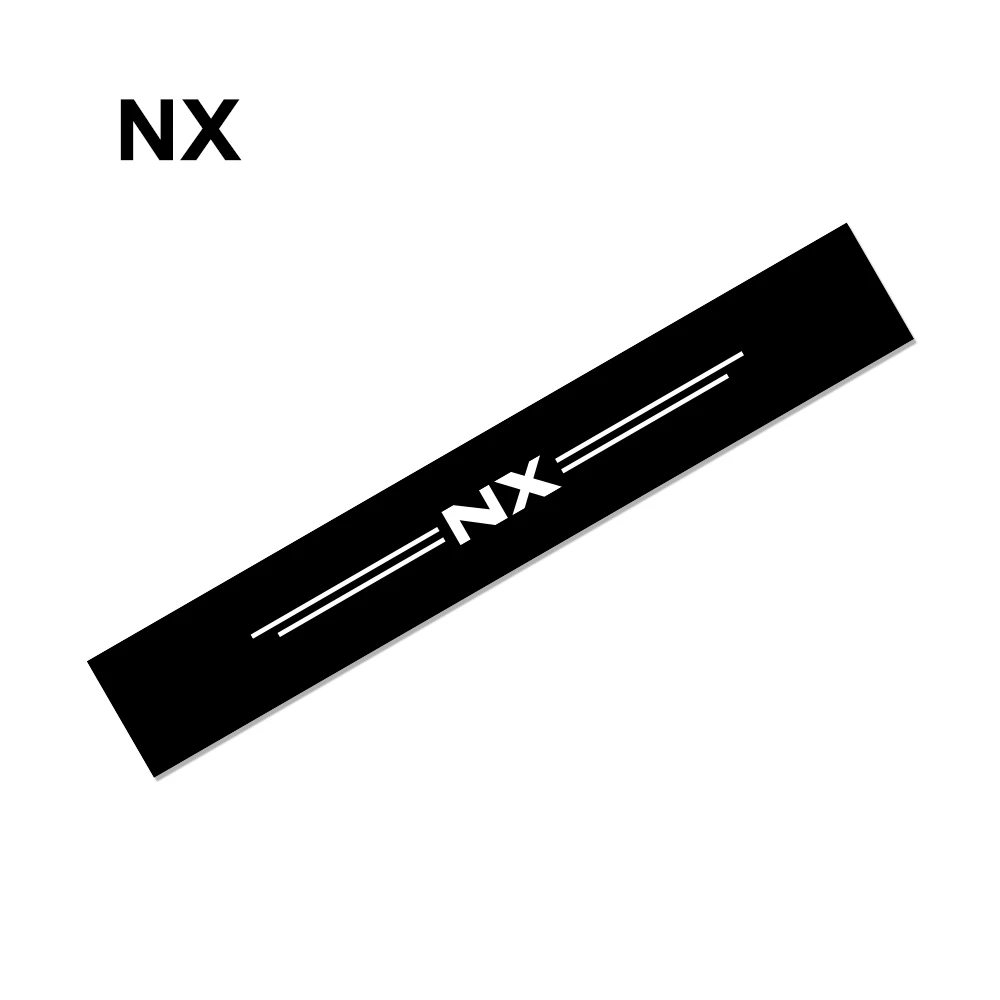 Внутреннее автомобильное отражающее стекло Стикеры для Lexus RX 300 330 составляет 250 300 GX 400 460 UX 200 NX LX v-образной КРЕПЕЖНОЙ ПЛАСТИНОЙ LS GS ES CT200h Fsport автомобильные аксессуары - Название цвета: For NX
