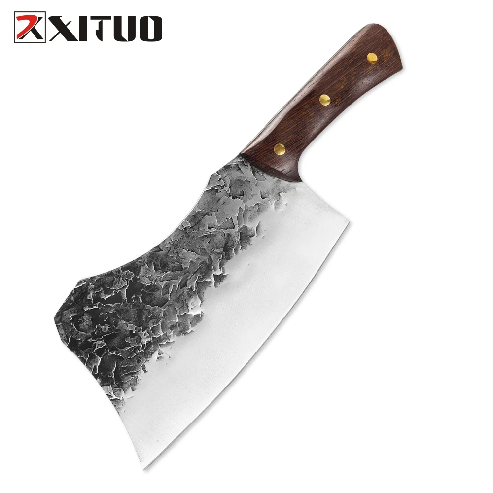 XITUO ручной Кованый Нож для костей кухонный нож отелей специальный