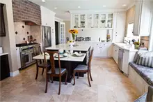  2020 traditional solid wood kitchen furnitures solid timber kitchen cabinets TK221 