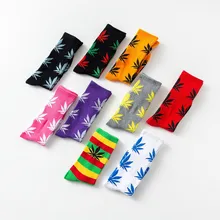 Модные носки с кленовыми листьями, Harajuku, повседневные, деловые, компрессионные, для мужчин и женщин, удобные и дышащие носки, индивидуальная пара носков