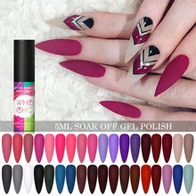 WHID CHIC 5 мл матовый УФ-гель для ногтей цветной гель длительный нужен Матовый верхний слой замочить от ногтей УФ светодиодный Гель-лак