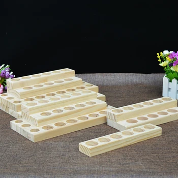 

Simple Wooden Storage Rack Box Essential Oil Finishing Storage Organizer Container Multi-functional Essential Oil Display Stands