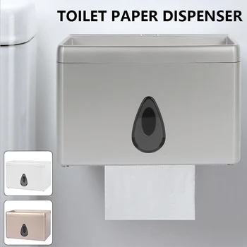 

Toilet Tissue Box Wall Mounted Bathroom Toilet Paper Holder WC Paper Towel Holder Kitchen Towel Dispenser Bathroom Accessories