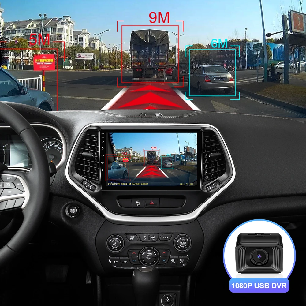 Isudar H53 4G Android 1 Din Auto Radio Für Jeep Cherokee 5 KL 2014-2018 Auto Multimedia GPS Octa co