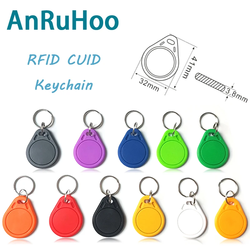 5/10pcs Cuid Keychain Rfid Smart Chip Tag 13.56mhz Rewritable Anti-Shielding Clone Card Nfc Copy Token 1k S50 Duplicator Badge |