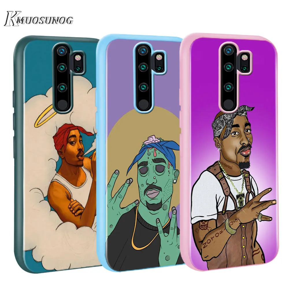 

for Xiaomi Redmi Note 8T 8 7 6 Pro Baseus Candy Color Cover 2Pac Tupac Amaru Shakur for Redmi Note 5 Pro 5A 4 4X Case