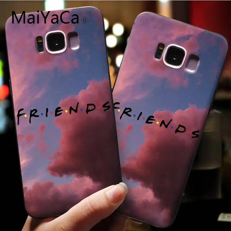 A2 MaiYaCa друзья телевизор Мягкий Силиконовый ТПУ чехол для телефона samsung GALAXY S9 plus S3 S6 7 8 9 S10 E S9 Чехлы для мобильных телефонов - Цвет: A2