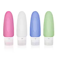 8 шт. пустые Силиконовые бутылки-тюбики лосьон после душа шампунь для ванной суб-розлива Портативный Путешествия Упаковка содержит