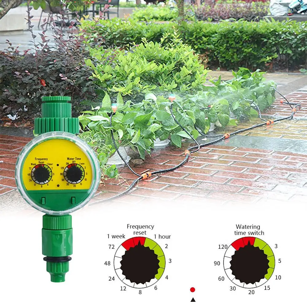 Garden Watering Timer Ball Valve Automatic Electronic Water Timer Home