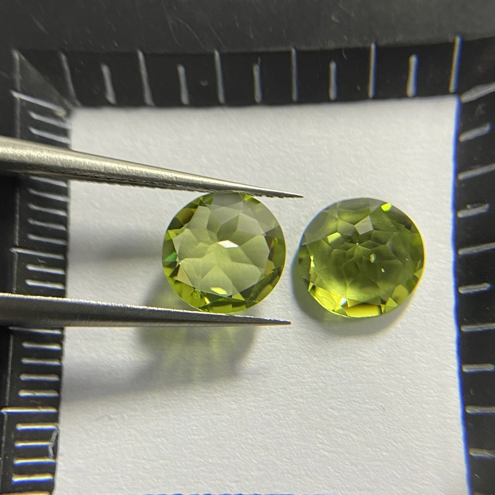 meisidian uma qualidade quilates original natural peridot pedra para pingente de fazer