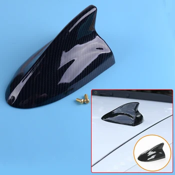 

DWCX Carbon Fiber Style Car Roof Shark Fin Antenna Cover Trim Fit for Jeep Cherokee 2014 2015 2016 2017 2018 2019