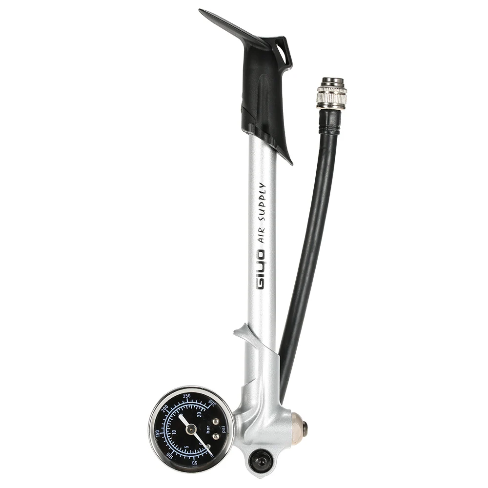 

High Pressure Bicycle Pump 300PSI Front Fork and Rear Suspension Shock Pump Schrader Valve Bicycle Air Shock Pump With Gauge