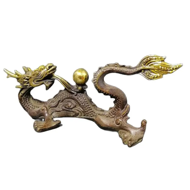 

Early collection of bronze gilt dragon No.2 ornaments, decoration, office, home collection
