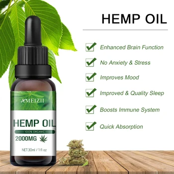 

Hemp Herbal Essential Oils Body Massage Relieve Stress Oil Skin Care Facial Body Skin Care Pain Relief Anti Anxiety TSLM2