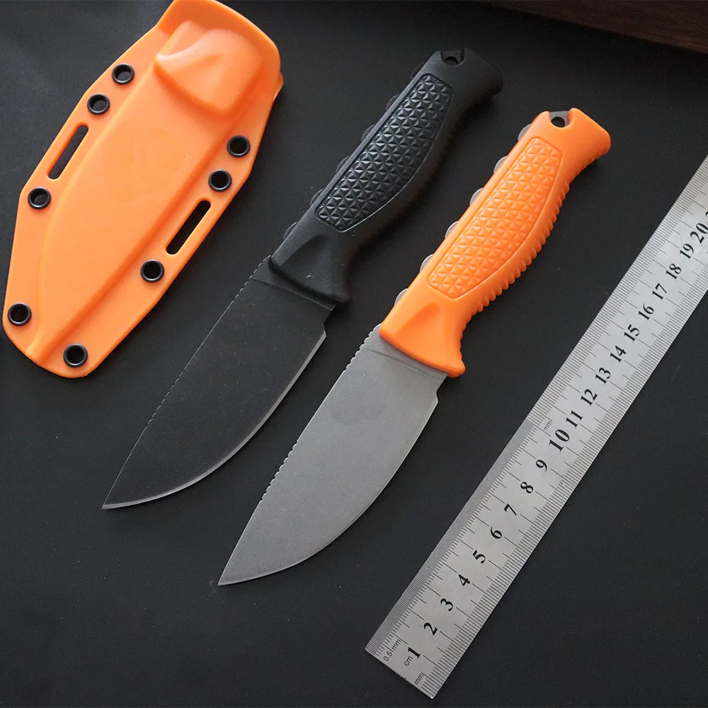 

OBM 15006 Fixed Blade Survival Outdoor Knife CPM-S30V Blade Santoprene Handle EDC Camping Tactical Knives