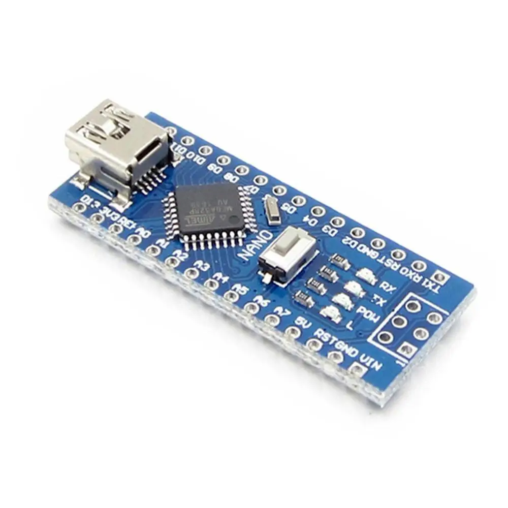 5 шт. Usb Ch340G Nano V3.0 16 м в Atmega328P Микроконтроллер плата для Arduino 328P модуль|Детали