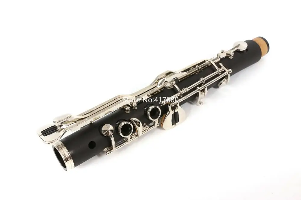 Hot Selling clarinet G key Nickel plated Ebony Wood or Bakelite 17 keys Good sound Professional Musical Instrument with Case