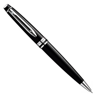 

Ручка шариковая Waterman Expert 3 Black CT, толщина линии M, палладий