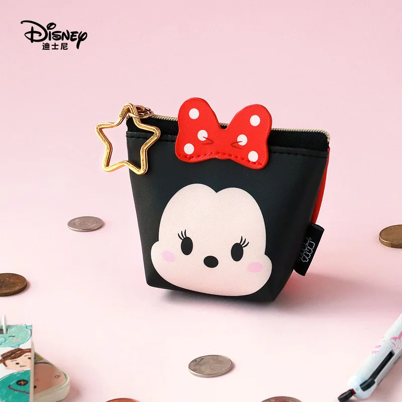 Disney новая мультифункциональная сумка для хранения ЦУМ Микки Минни для мальчиков и девочек мини-кошелек с подвеской для монет маленькая сумка Детские кошельки для маленьких девочек