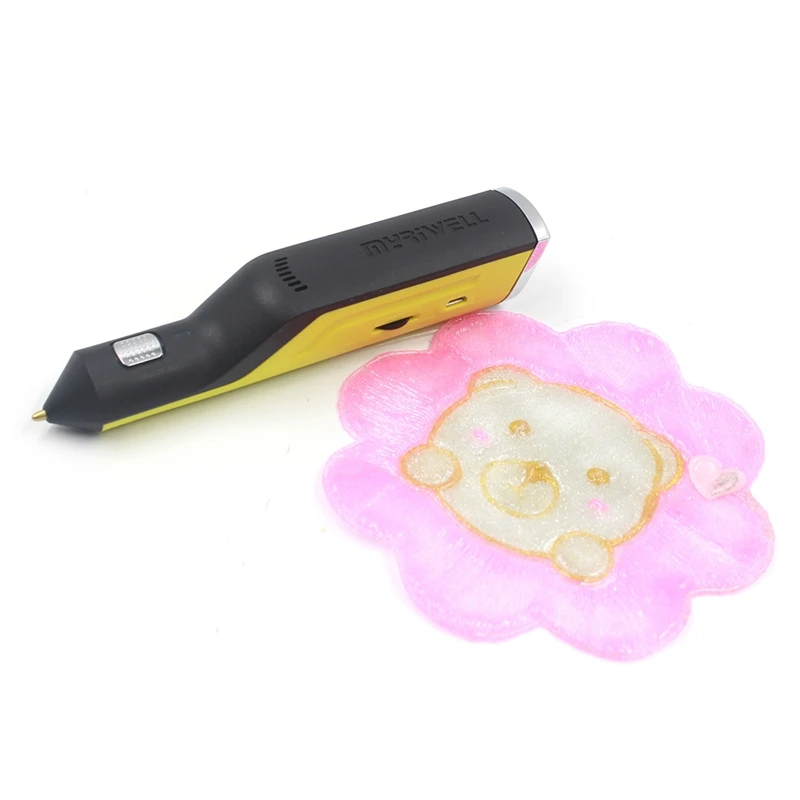 

Wireless Charging Children 3D Printing Stereo Graffiti Low Temperature Painting 3D Pen