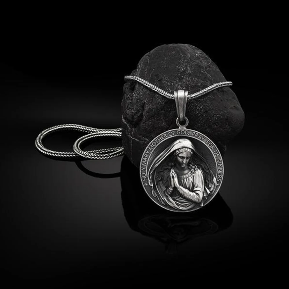 Религиозная серия христианская Дева Мария молитва католическая Ретро для мужчин