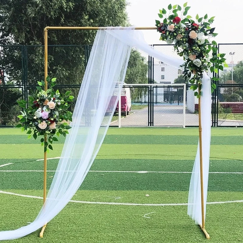 Details about   Flower Decorative Iron Square Arch Rack Background For Wedding Birthday Party 