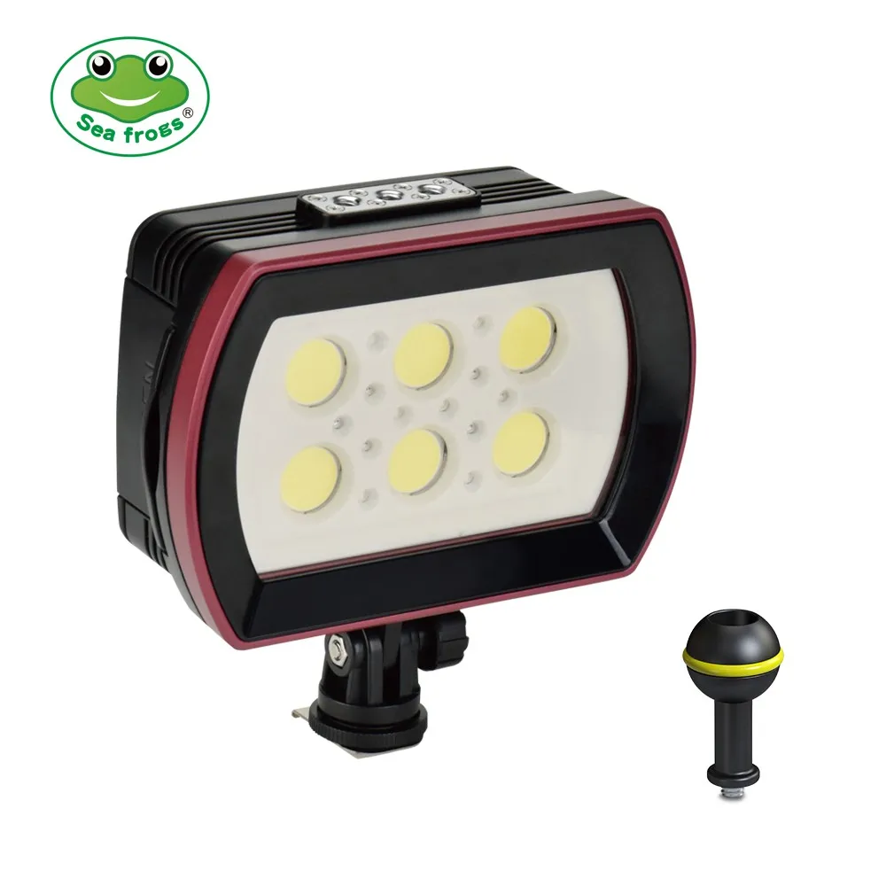 Seafrogs 6000Lm IPX8 40M Waterproof LED Camera