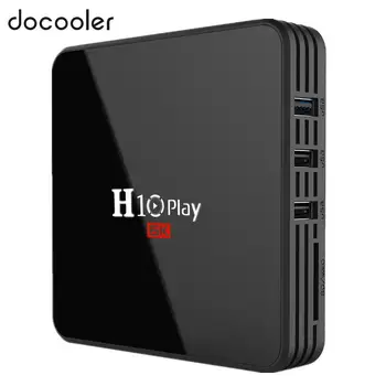 

docooler H10PLAY Smart TV Box Android 9.0 Allwinner H6 Cortex-A53 Quad Core 4GB 64GB 2.4G WiFi H.265 Decoding 6K HD Media Player