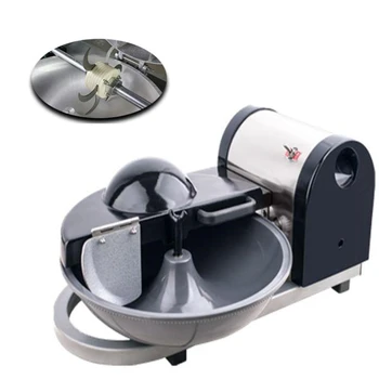 

Commercial ginger grinder Vegetable mincing machine shallot cutting machine electrical garlic chopper chili cutter