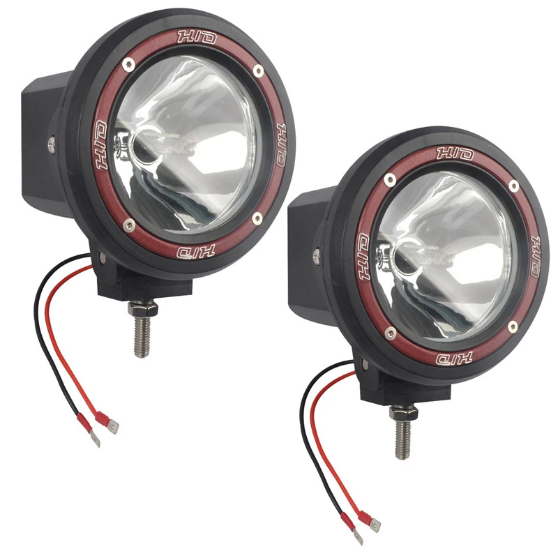4" 7" 9&quot35W 12V Off Road 6000K spotlight HID XEnon Driving Work Fog Light Super bright off-road vehicle Auxiliary lamp Roof |
