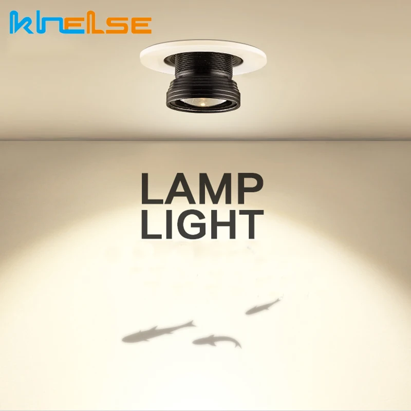 LED Projection Lamp Wall Mounted Ceiling Spotlight Living Room Background Aisle Hotel Fish Creative | Лампы и освещение