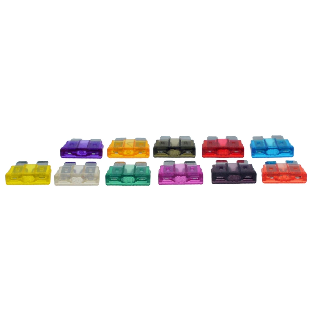 Medium Size STANDARD Car Auto Blade Fuse 3A 5A 7.5A 10A 15A 20A 25A 30A 35A 40A 50A 50pcs/lot
