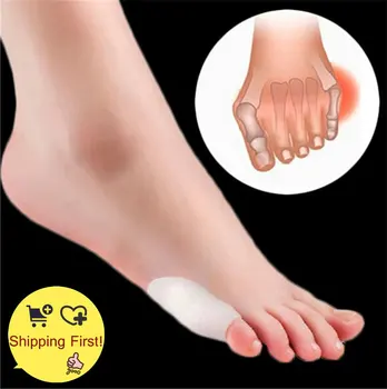 

New Toe Sleeve with Small Thumb Silicone Gel Toe Spreader Claw Hammer Bunion Hallux Valgus High Heel Pain Relief Cushion Pads