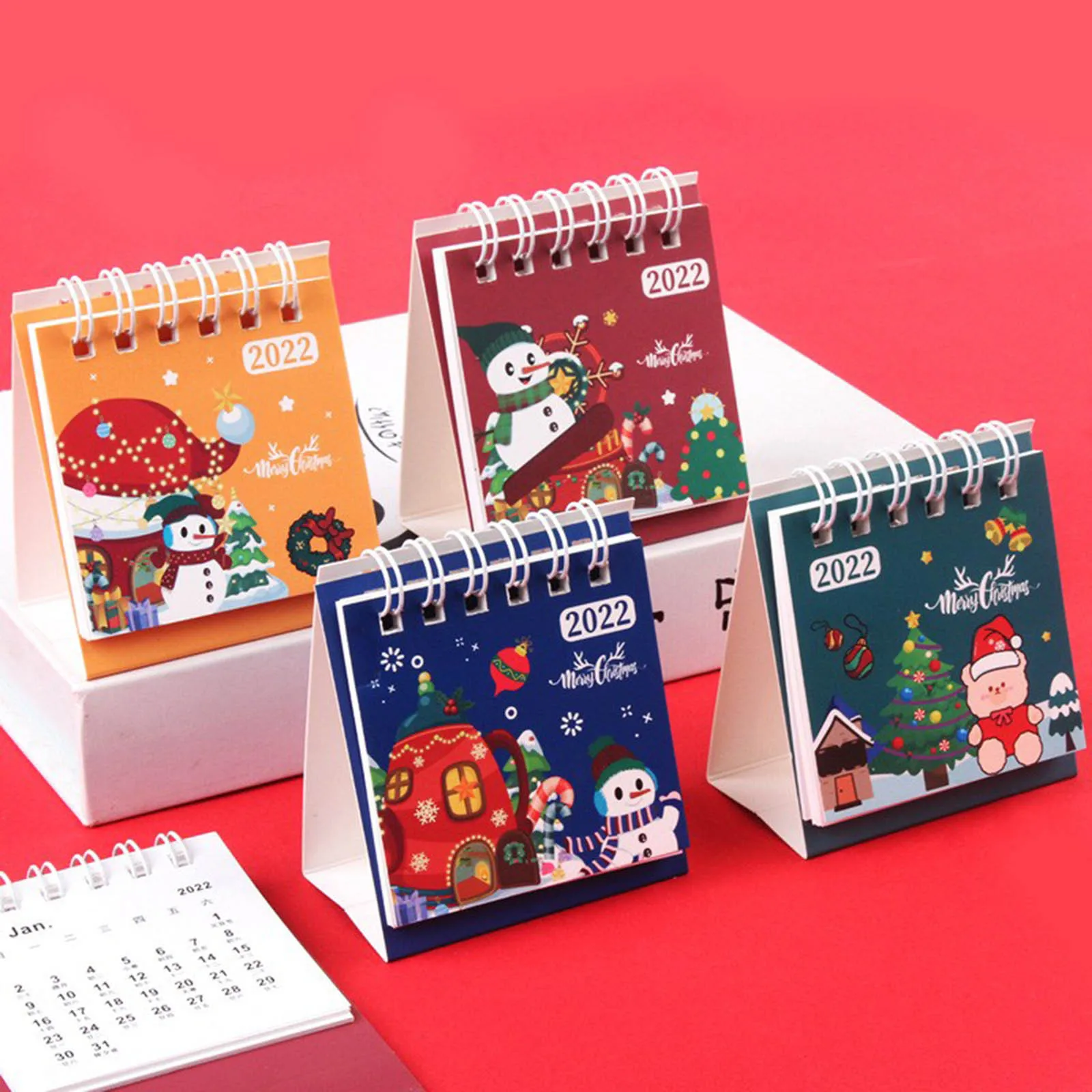 Christmas Story Calendar 2022 Creative Mini Desk Calendar 2022 Christmas Cartoon Pattern Desktop  Decoration Monthly Calendar Plan Book Office School Supplies|Advent  Calendars| - Aliexpress