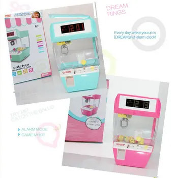 

Catcher's alarm clock slot machine game machine candy hanging doll claw claw machine arcade children's automatic toys