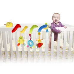 Hochet en spirale suspendu pour bébé de 0 à 12 mois, animaux mignons, poussette, berceau, Mobile, jouet éducatif pour nouveau né, nouvelle collection 