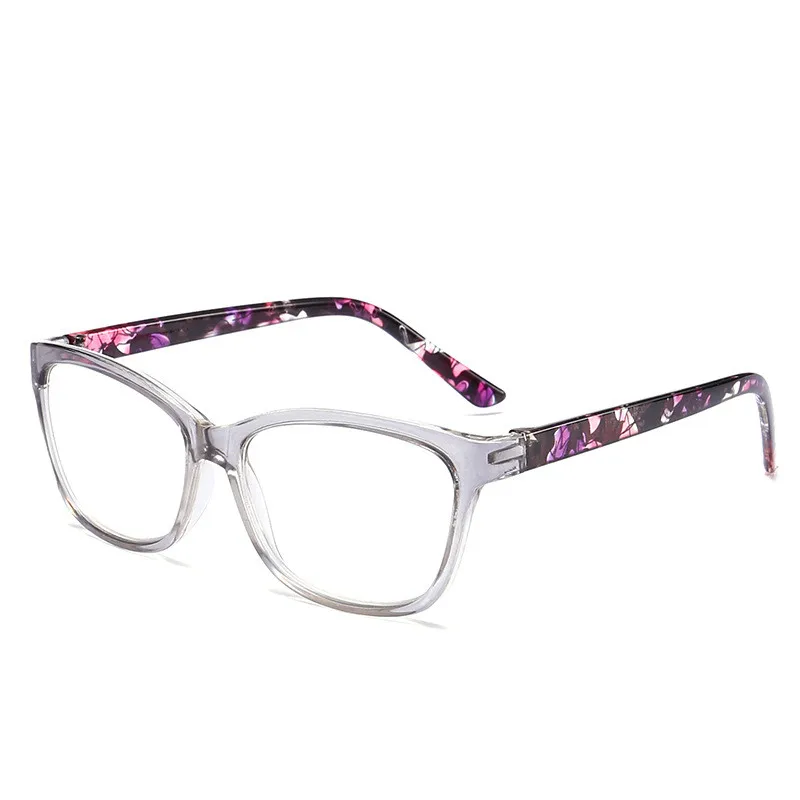 IBOODE модные цветочные дужки очки для чтения для женщин и мужчин пресбиопические очки Квадратные очки при дальнозоркости увеличительные очки