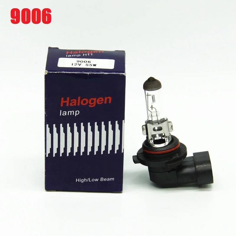 10PCS Car Halogen Lamp 55W H1 H3 H4 H7 H8 H9 H11 9005 HB3 9006 HB4 Auto Halogen Bulb Fog Lights 12V  4300K Headlights Lamp