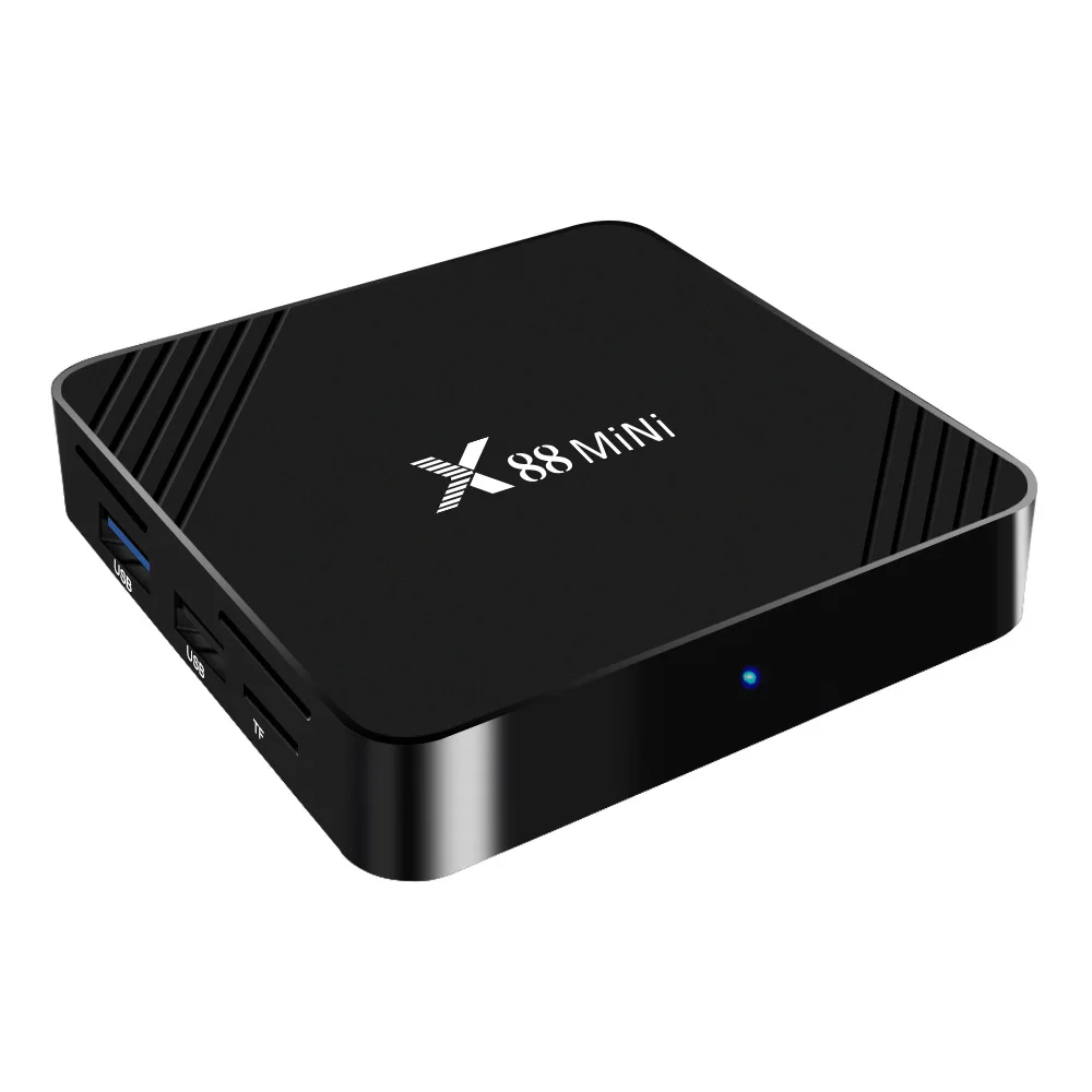 X88 Мини ТВ приставка на базе Android Box RK3318 2 Гб ram 16 Гб rom 2,4G wifi 4K H.264 Android 9,0 Smart tv Box для Neflix Youtube
