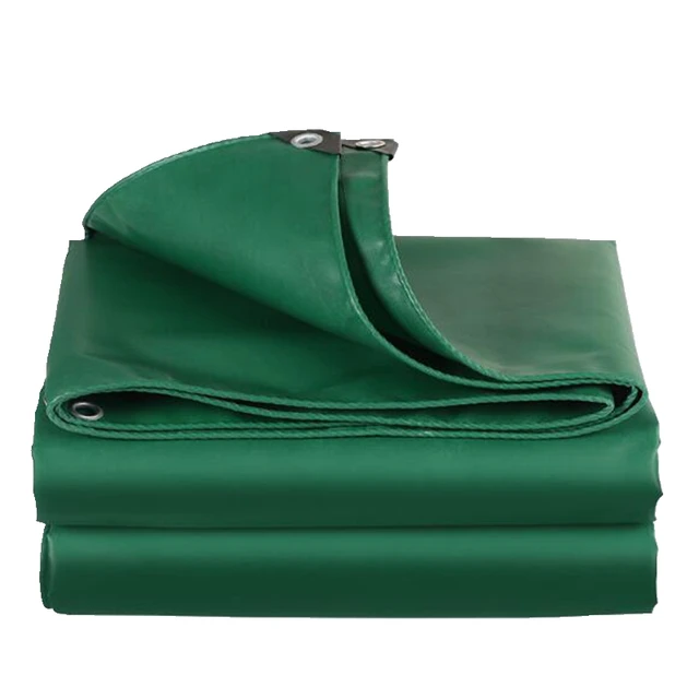 Különböző Méretű Zöld Ponyvás Vízálló Ponyvabota 0,55 Mm Vastagság Eső Vitorla Otthoni Kerti Kültéri Szerszámok Testreszabott Méret