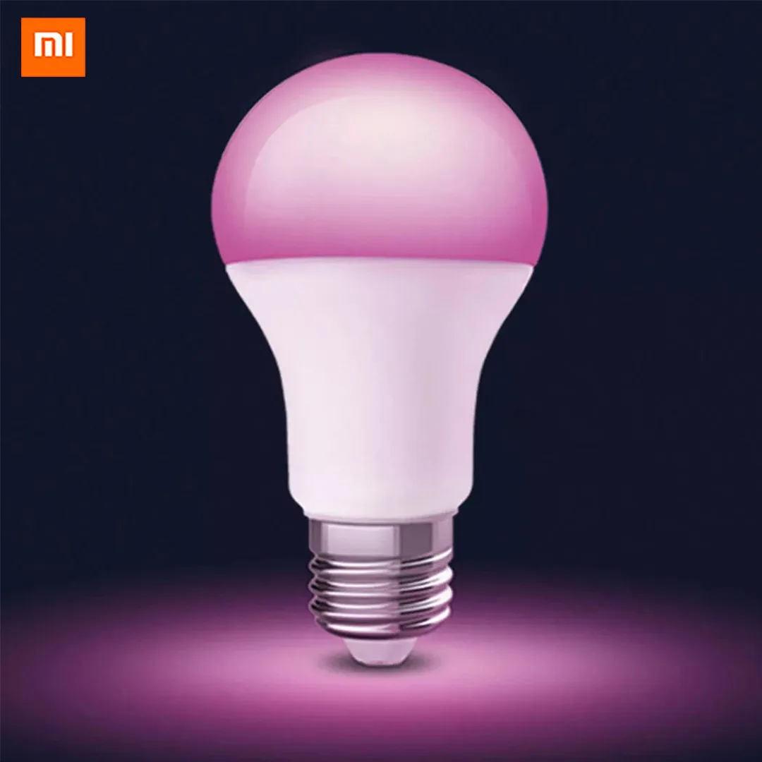 Xiaomi Mijia E27 умный светодиодный Лампа 7,5 W 600 люмен смарт-лампа 1880 K-7000 K голос Управление для Mijia Smart Home приложение AC220-240V