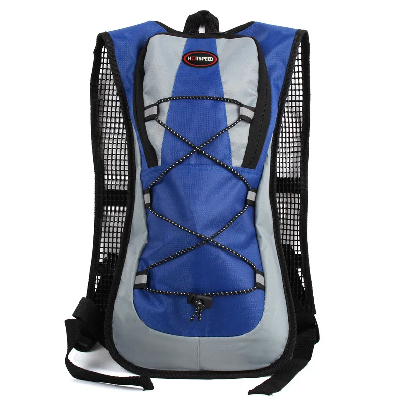 Рюкзак для альпинизма, велоспорта, шоссейного горного велосипеда, водного пузыря, спорта на открытом воздухе, бега, пешего туризма, наплечный рюкзак для воды, сумка - Цвет: Синий цвет