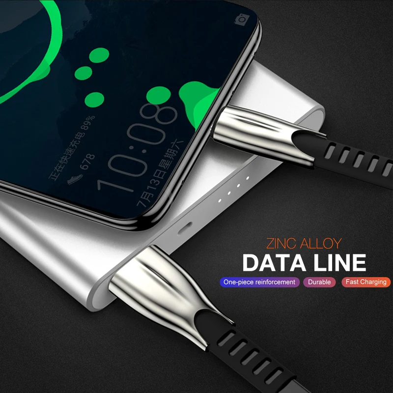 Кабель для передачи данных с Micro USB в оплетке 1 м Huawei Honor 7A 7C 8A 6C Pro 5A 6A 6X 7X 8X 8 9 10 Lite 8S Type