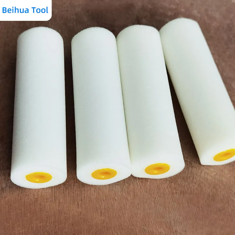 Foam Paint Roller Covers, 10pcs 4 Inch High Density Foam Paint Roller,  Small Foam Roller Refills, Mini Sponge Paint Roller Sleeves for Painting  Walls