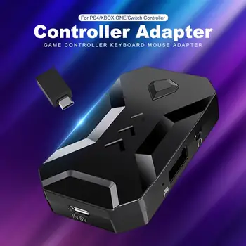 

Keyboard Mouse Adapter Game Console Adapter Converter with Headset Jack for PS4/Xbox/PS3/Switch