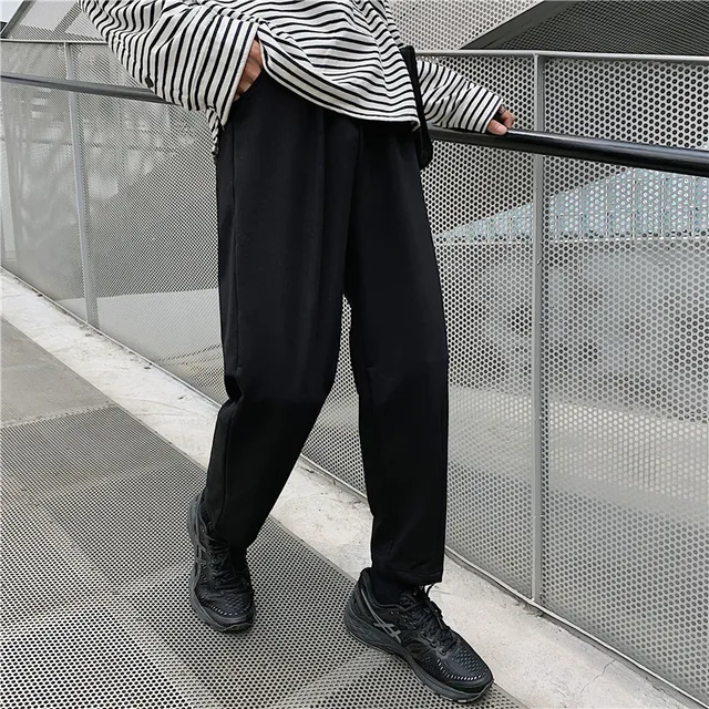 US $24.83 Mens sports pants 2019 autumn and winter new casual loose wild sports pants young people personali